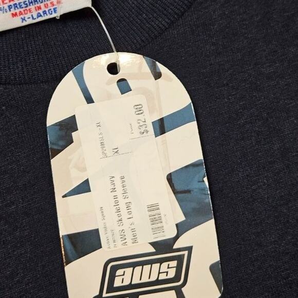 AWS Skeleton Men's long sleeve XL - Picture 4 of 7